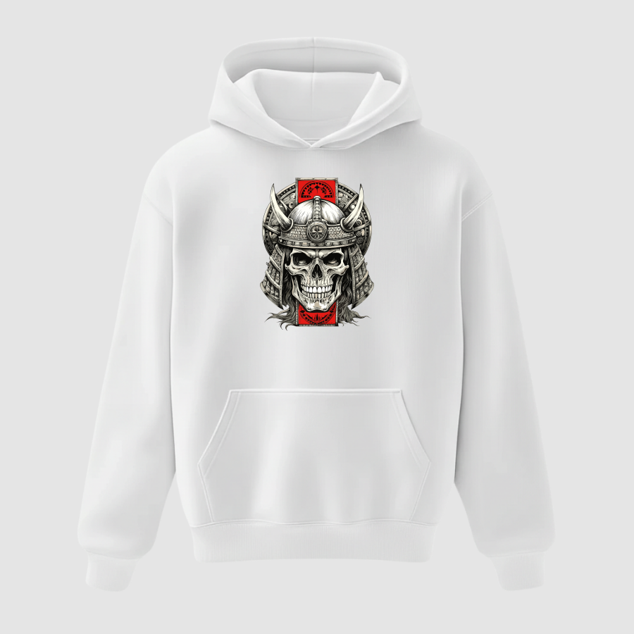 Beyaz Oversize Hoodie Kadın
